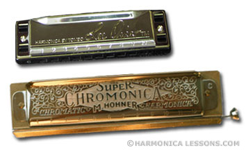 Diatonic and chromatic harmonicas